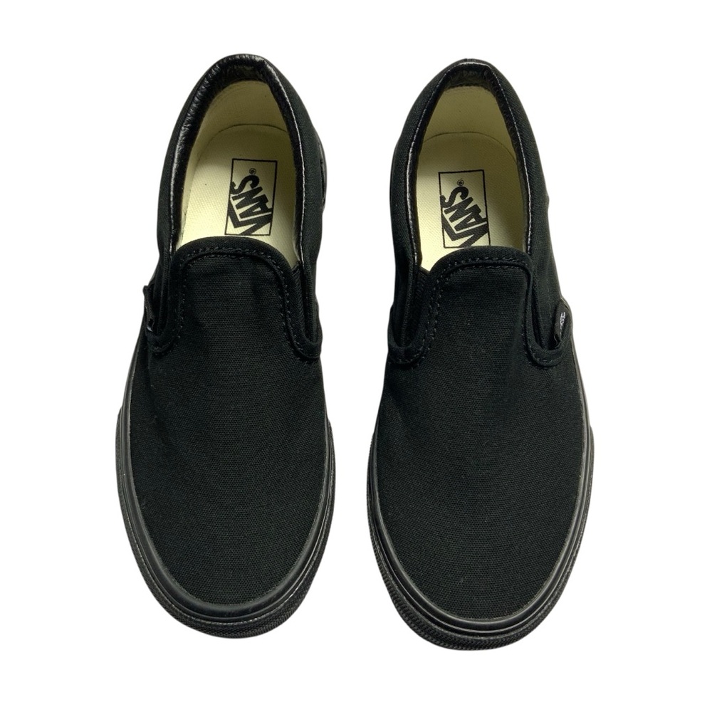 Vans Little Kids Black Classic Slip-On Shoe